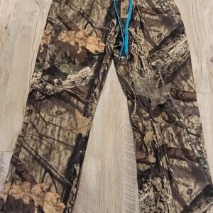 Mossy Oak Womens Camo Bottoms with Blue Detail